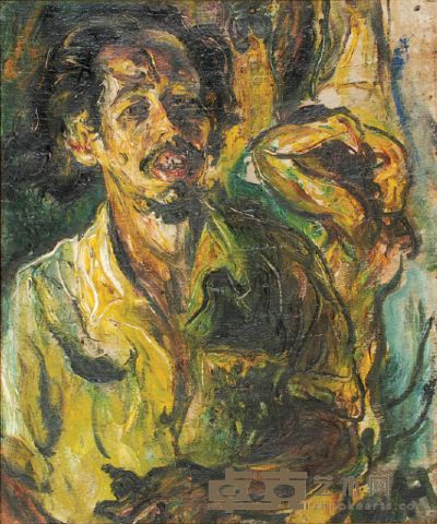 阿凡迪 1969年作 自画像 80×67cm