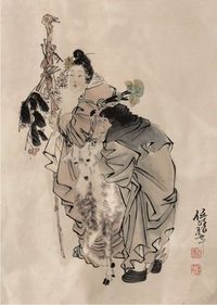任伯年人物镜片