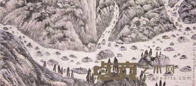 车鹏飞山水镜片 69×137