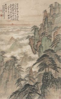 周怀民山水立轴
