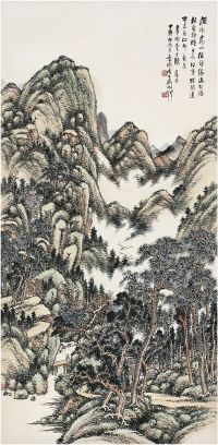 吴征（1878～1949）松壑幽居图 立轴