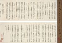 吴琼仙（1768～1803）席佩兰［清］等袁枚十三女弟子题请业图诗 手卷