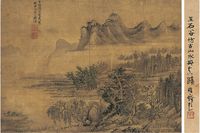 王翚（1632～1717）野水飞鹭图 立轴