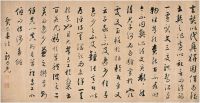 郭尚先（1785～1833）草书节录书谱 横披