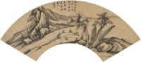 董其昌（1555～1636）清凉图 扇页