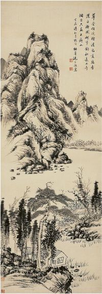 沈宗敬（1669～1735）烟波草堂图 立轴