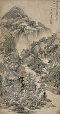 王翚（1632～1717）浮岚暖翠图 立轴