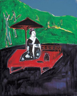 郑在东 1995年作 京都