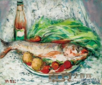 林达川 鱼 38×45.5cm
