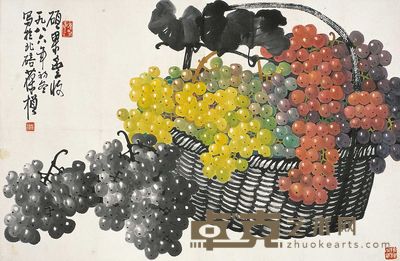 苏葆祯 1986年作 硕果丰收 镜心 44×68cm