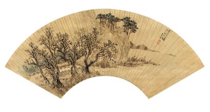 张宏 1649年作 秋兴图