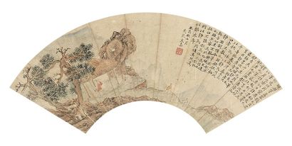 文嘉 1573年作 高隐图 镜心