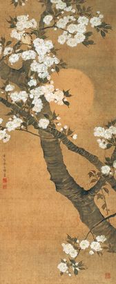 陈之佛 樱花小鸟 立轴