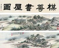 汤贻汾 丁未（1847）年作 梅花书屋 手卷