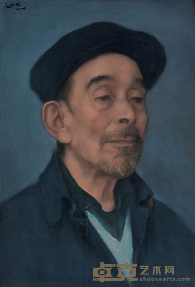 庞茂琨 老人肖像 55×38cm