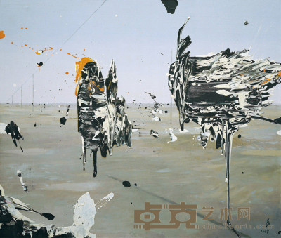 冯良鸿 2007年作 风景与涂鸦（072） 170×200cm