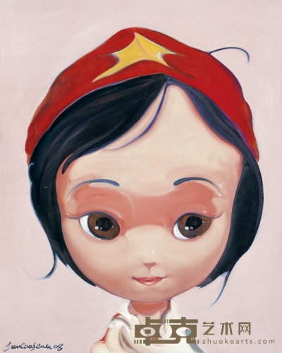 孙晓枫 2008年作 澄海婴儿·小星 100×80cm