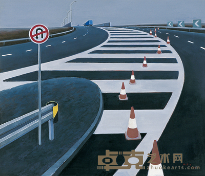 王志成 2007年作 路系列之三十一 120×140cm