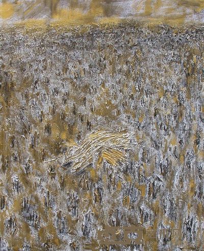童柯敏 2008年作 稻茬 80×65cm