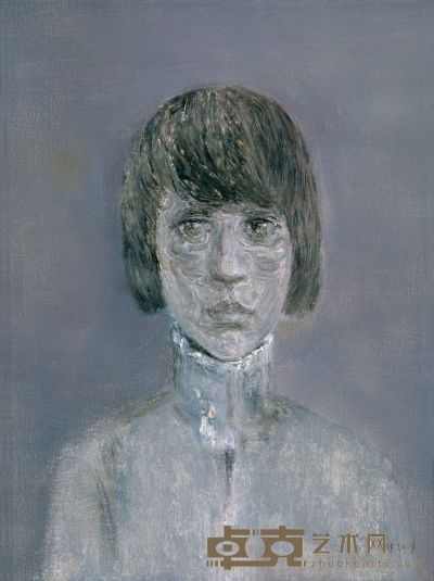 方新飞 2009年作 芬妮的肖像 80×60cm