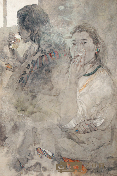 于理 角落 镜框 90×59cm