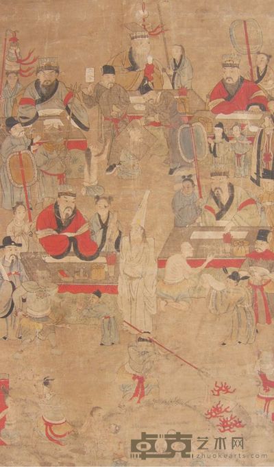 无款人物图立轴 120×70