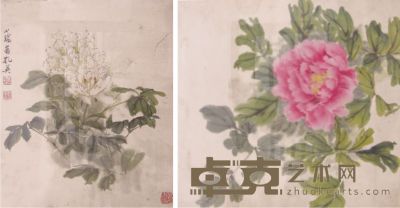 孔小瑜花卉镜框（2个） 40×33×2