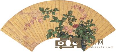 邹一桂 花卉 扇面