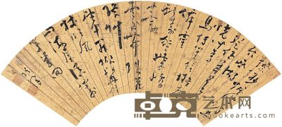 蒋明凤 山水 扇面