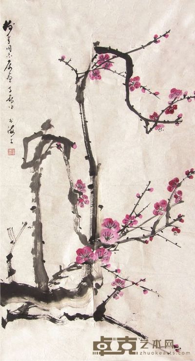 徐子鹤 红梅镜芯 88×48
