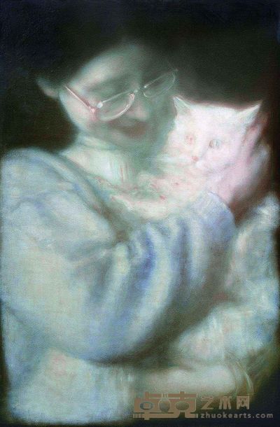庞茂琨 1997年作 亲密 150×100cm