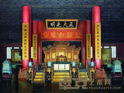 沈桂南 2007年作 乾清宫 150×200cm
