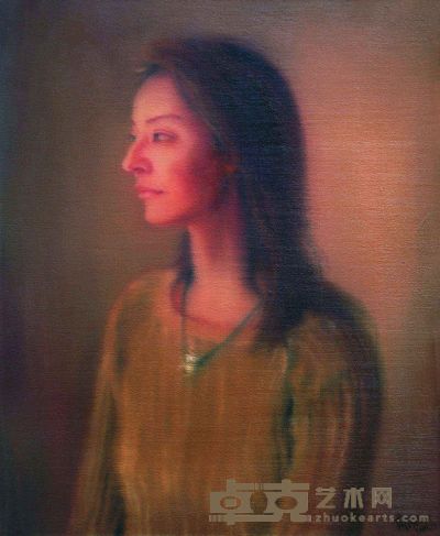 尹朝阳 2005年作 女肖像 73×60cm