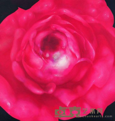 罗发辉 2004年作 红玫瑰 160×150cm