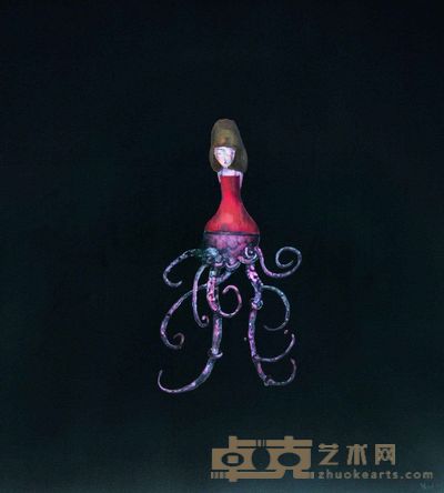 包忠 2008年作 困惑 150×135cm