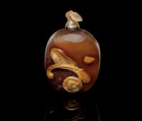 1770-1830 玛瑙瓜形鼻烟壶