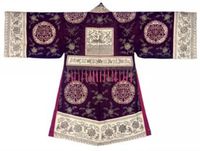 A DAOIST PRIEST&#39;S CEREMONIAL ROBE  QING DYNASTY，LATE 19TH CENTURY