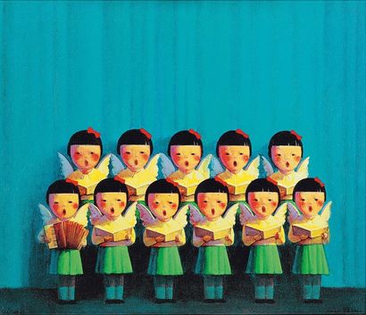 刘野 2001年作 天使合唱团