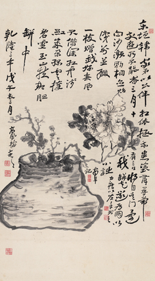 高凤翰 花卉 立轴