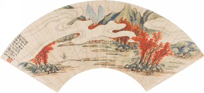 高凤翰 1720年作 山水 镜心