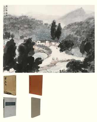 傅抱石 1956年作 毛主席故居 镜心