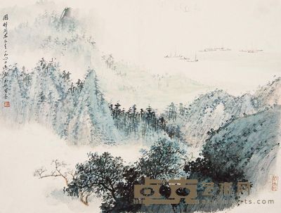 余彤甫 1962年作 风景 镜心 33.5×44.5cm