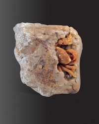 巴林石雕 蟹