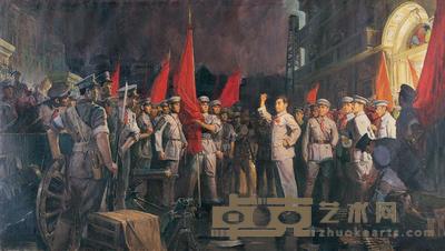 王征骅 蔡景楷 钱志林 1977年作 南昌起义 172×298cm