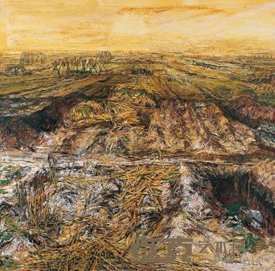 徐晓燕 1994年作 秋季风景 160×160cm