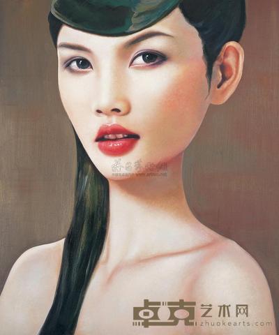 凌健 2007年作 翠翠在阳光下长大 180×150cm