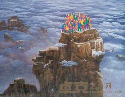 方力钧 2009年作 2008--09 140×180cm
