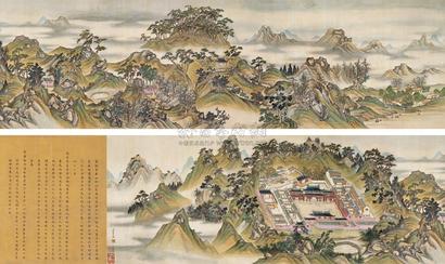邹喆 慧居寺全图 卷