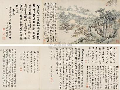 董潮 1761年作 山水 卷