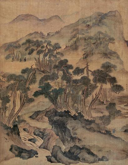 刘珏 山水 立轴